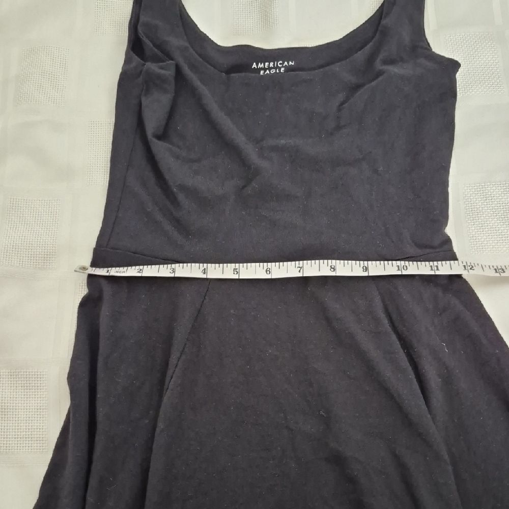 American Eagle Outfitters Black Maxi Dress With Front Slit - Picture 9 of 16